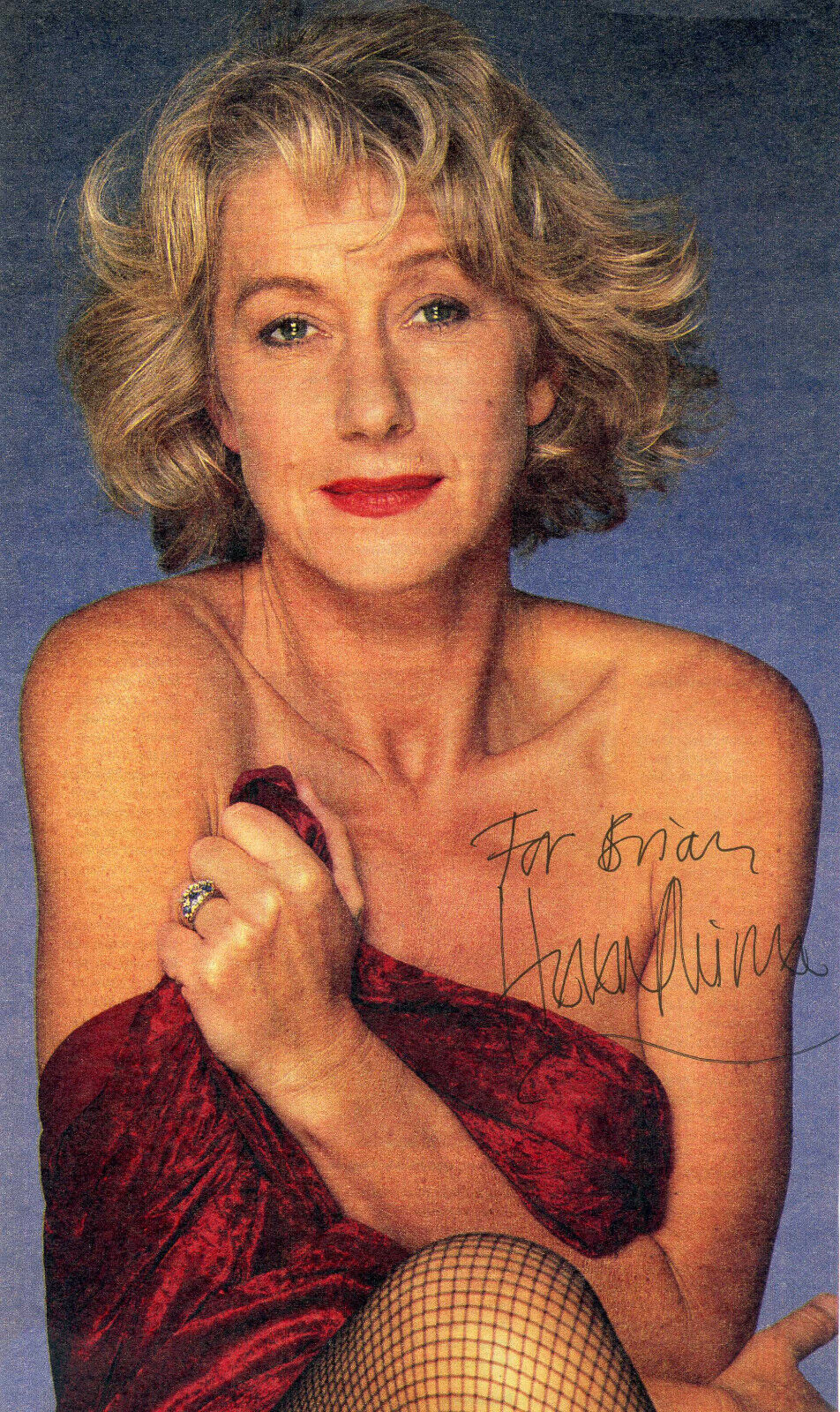 HELEN MIRREN Signed Photo Poster paintinggraph - Beautiful Sexy Film Star Actress - preprint