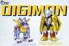 WarGreymon & MetalGarurumon Doll - Digimon Resin Statue - IK Studio