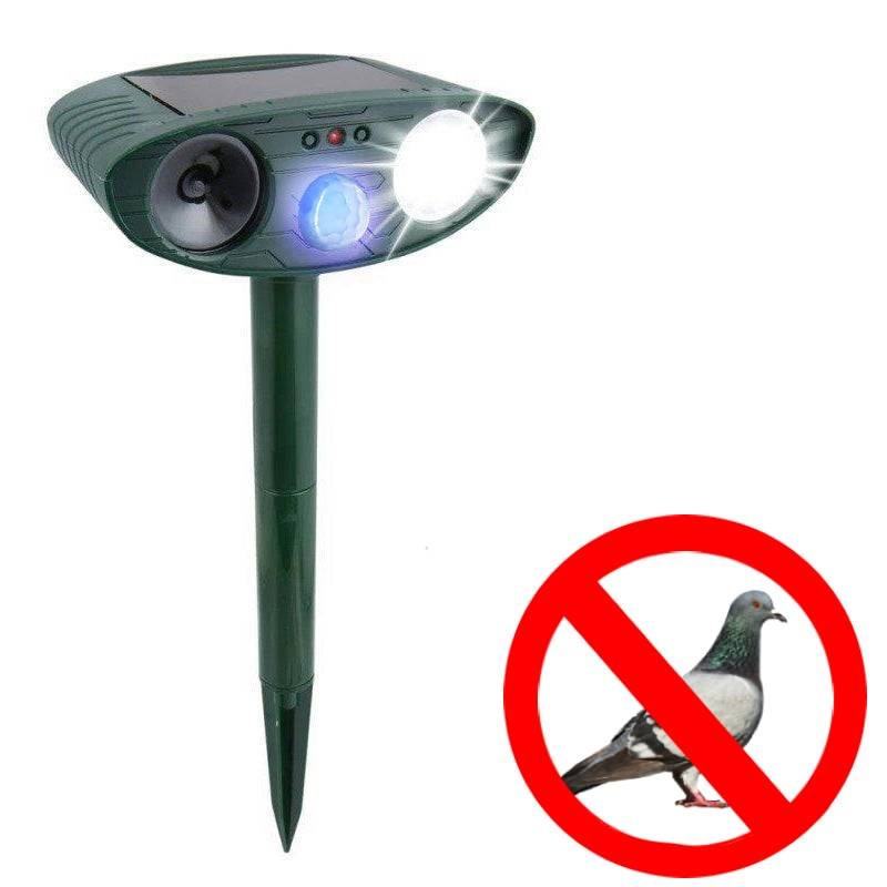 Ultrasonic Pigeon Repeller - Solar Powered