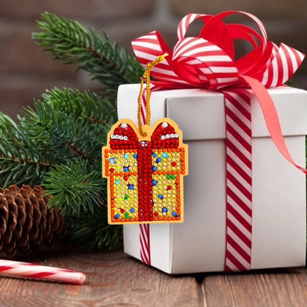 10pcs Cute Greeting Card Pendant Diamond Painting (Single Side)