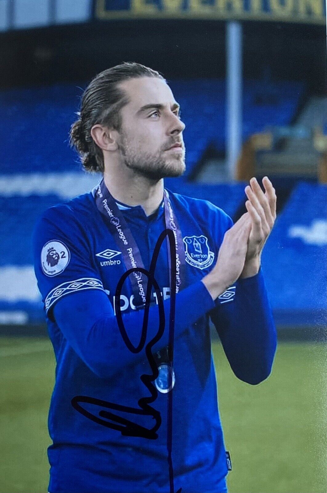 Antony Evans Genuine Hand Signed Everton 6X4 Photo Poster painting