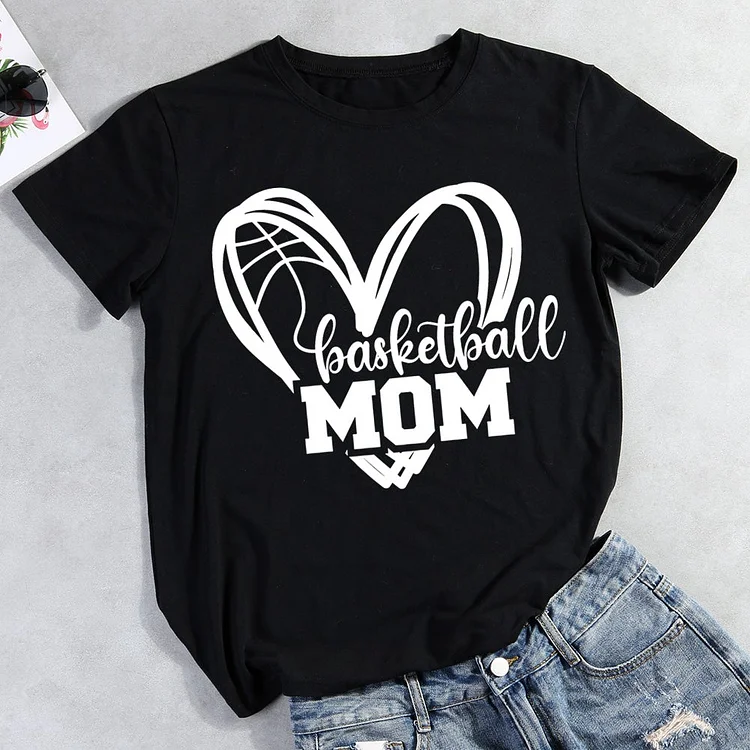 Basketball mom T-shirt-011364
