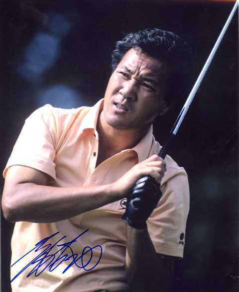 Isao Aoki Autographed Signed 8x10 Photo Poster painting PGA CFS COA  Shipping