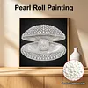DIY Pearl Painting Seashell for Home Wall Decor(25x25cm)