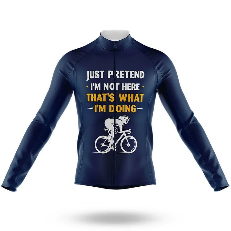 Just Pretend Men's Long Sleeve Cycling Jersey