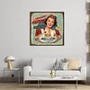 Retro Billboard-11CT Stamped Cross Stitch 40*40cm/15.75*15.75in tapestrymarket
