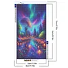 (40*70cm)Colorful Aurora Lights - Full Round Drill Diamond Painting