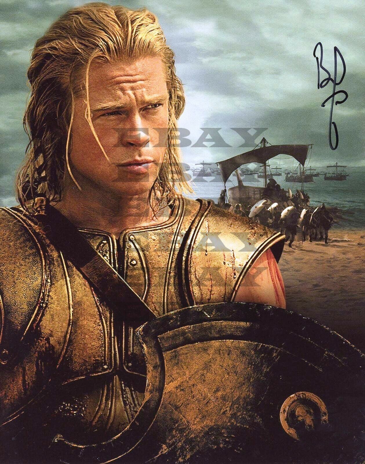 Brad Pitt Troy Autographed Signed 8x10 Photo Poster painting Reprint