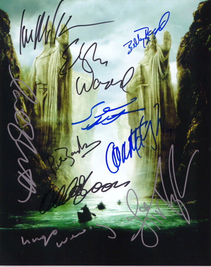 LORD OF THE RINGS - CAST SIGNED Autographed Signed 8x10 Reprint Photo Poster painting #1 !!