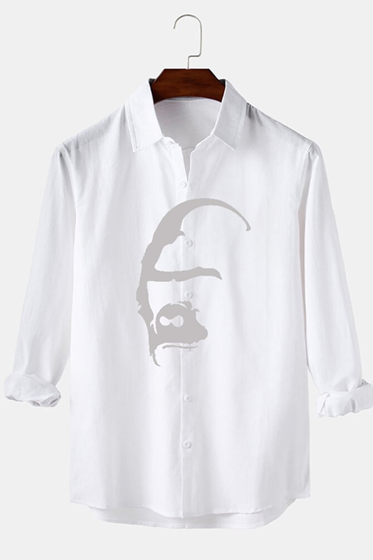 Big Gorilla Print Long-Sleeve Shirt
