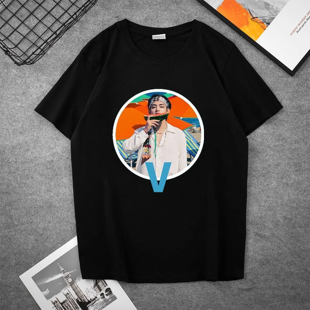 방탄소년단 Permission To Dance Concept Photo Causal T-shirt