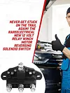 12V Solenoid Relay Motor Reversing Solenoid Switch for 214-1231-A11 214-1231-A6