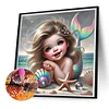 (US Local)Mermaid-Full Square Diamond Painting(35x35cm)