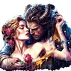 Disney-Beauty And The Beast-18CT Stamped Cross Stitch 40*40cm/15.75*15.75in