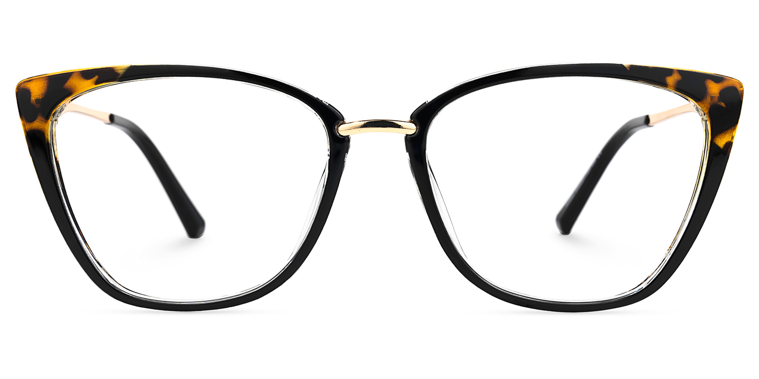 Christy Gelb-Tortoise Cateye Brille Gelb-Tortoise