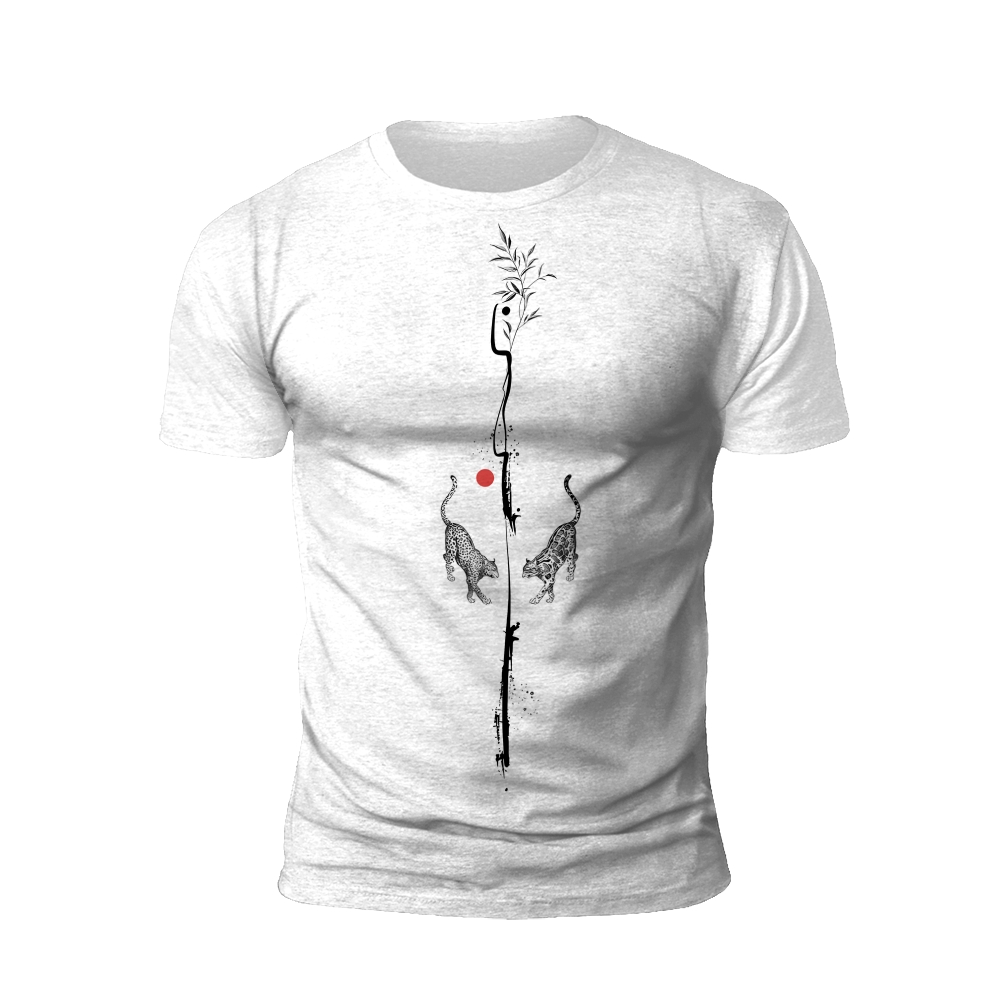 Ink Dance: The Graceful Leopards T-shirt