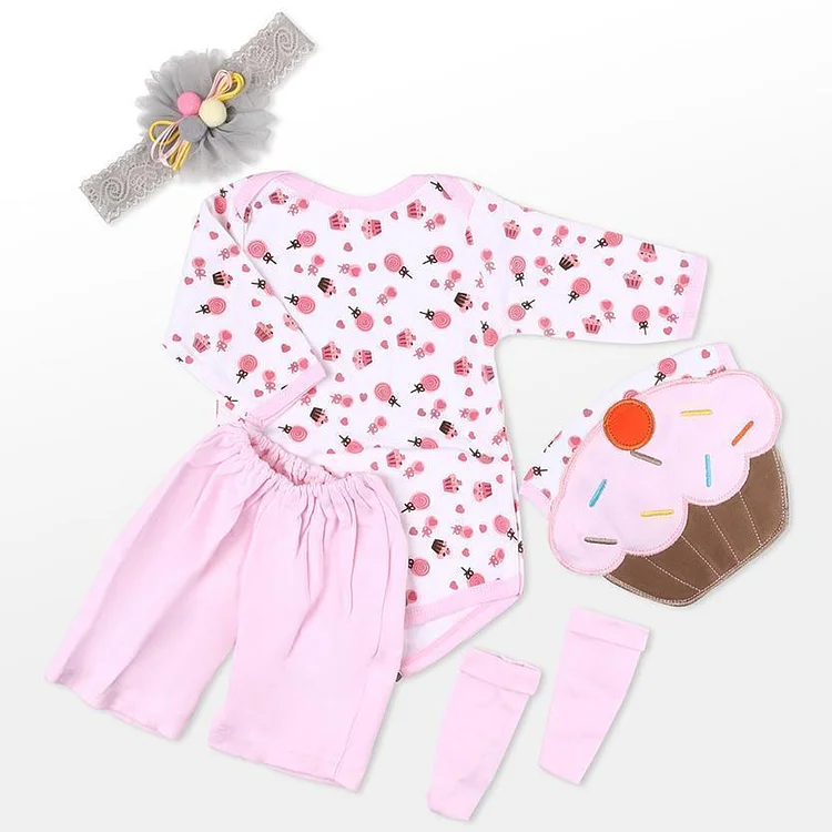  Reborn Babypuppen Kleidungen Outfit für 20"- 22" Reborn Babypuppe Mädchen Outfits - RSDP-Rebornbabypuppen-Rebornbabypuppen.de
