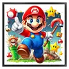 Super Mario-11CT Stamped Cross Stitch 45*45cm tapestrymarket