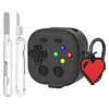 Protective Case Game Console Design Protective Skin Cover W/ Secure Lock Clip Compatible for Samsung Galaxy Buds 4/4 Pro 2026