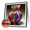 Diamond Painting-5D Full Round Drill Painted Vase(40*40 CM)