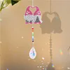 Diamond Painting Two Gnomes Rainbow Collection Crystal Prisms Wind Chime