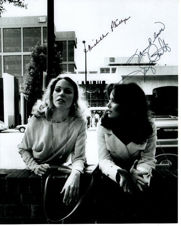 MICHELLE PHILLIPS and JACLYN SMITH autographed signed 8x10 THE USERS Photo Poster painting