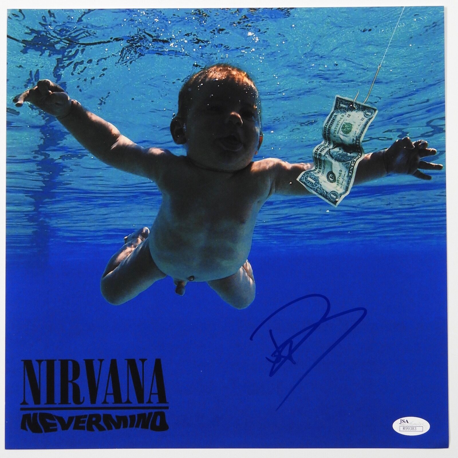 Dave Grohl Nirvana JSA 12 x 12 Photo Poster painting Signed Autographed Nevermind