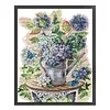 Hydrangea And Butterfly-14CT Stamped Cross Stitch 35*42cm/13.78*16.54in tapestrymarket