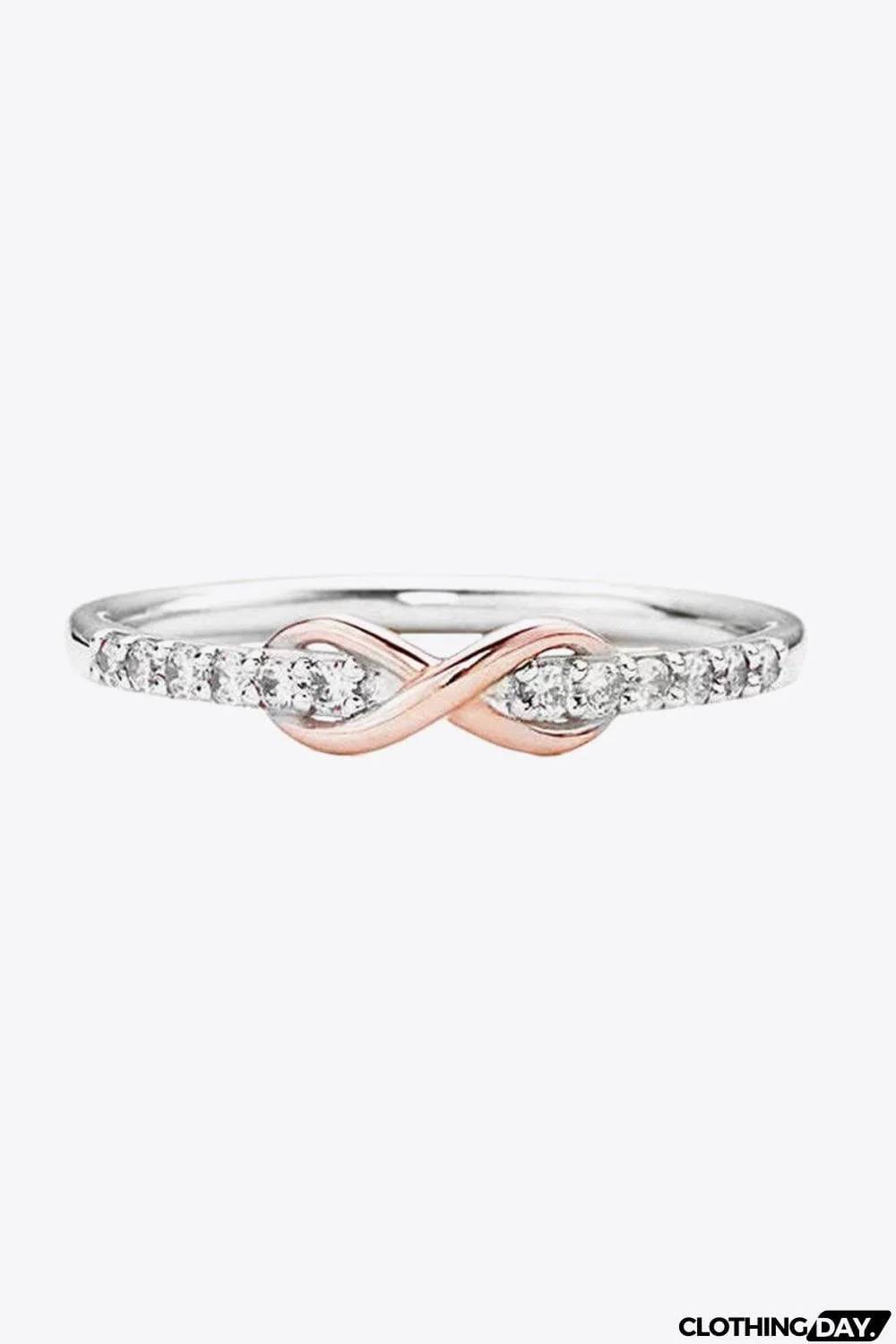 Contrast Zircon 925 Sterling Silver Ring