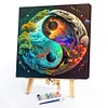 Tai Chi Landscape-Paint by Numbers Acrylic Painting 40*40CM