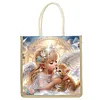 DIY Diamond Painting Linen Tote Bag