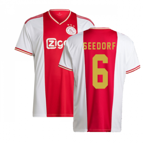 2022-23 Ajax Clarence Seedorf 6 Home Shirt Top Kit