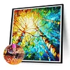Diamond Painting-DIY Full Round Drill Stained Glass Art Tree