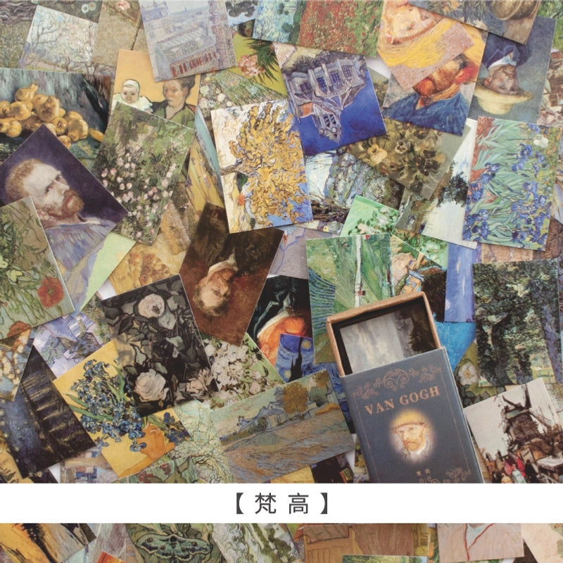 Retro Style Mini Cards Creative Handbook Decorative Ornaments Series 100 Vintage Themed Cards 10 Styles Included