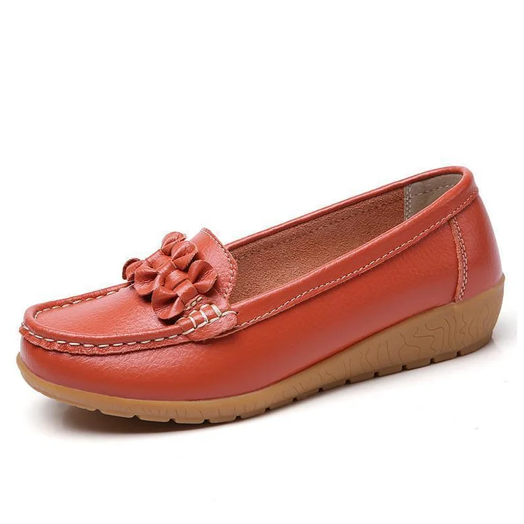 Women Solid Color Bowknot Casual Loafers | 168DEAL