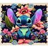 Flowers And Grass Stitch - 11CT Stamped Cross Stitch - 55*50cm - Disney