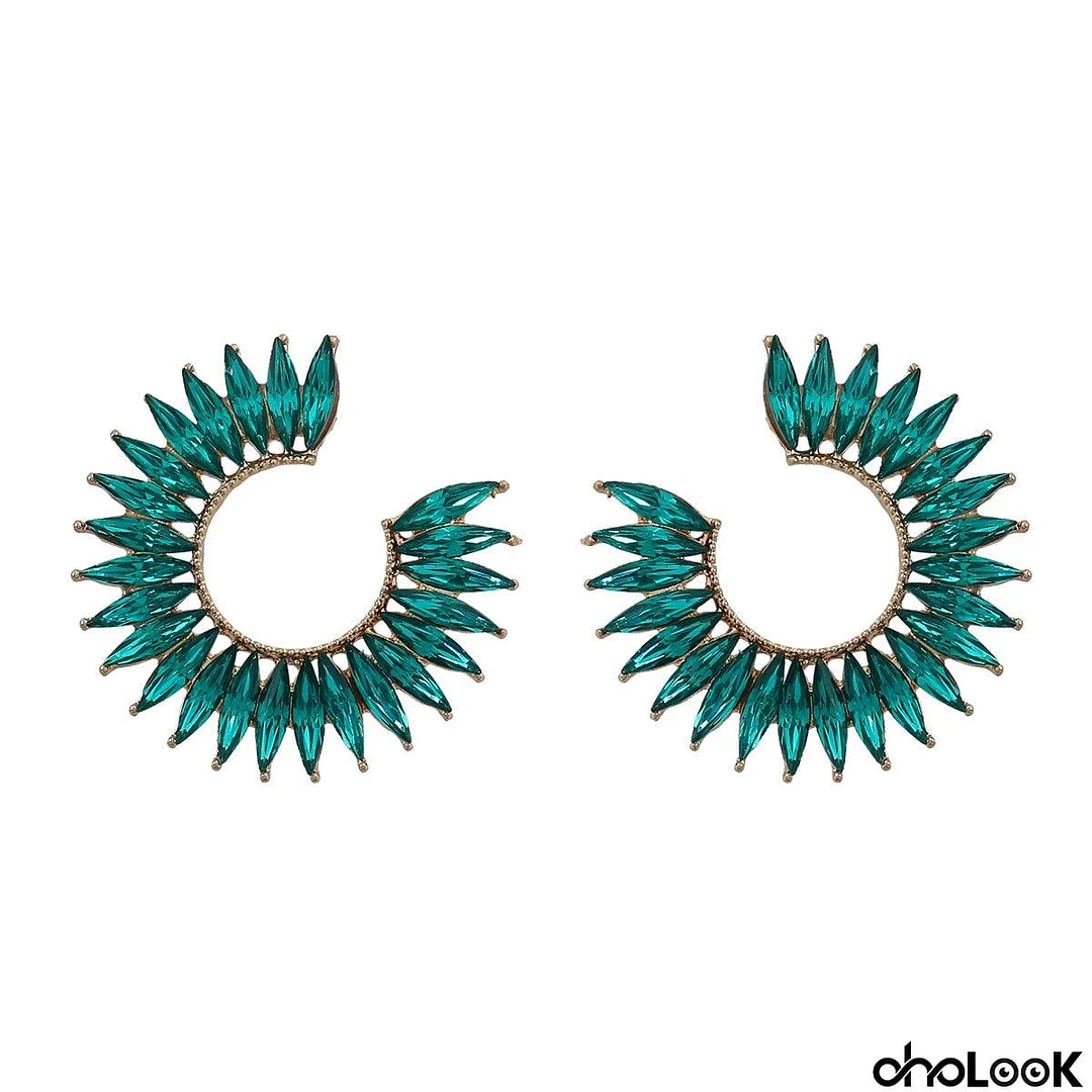 Rainbow Hoop Earrings