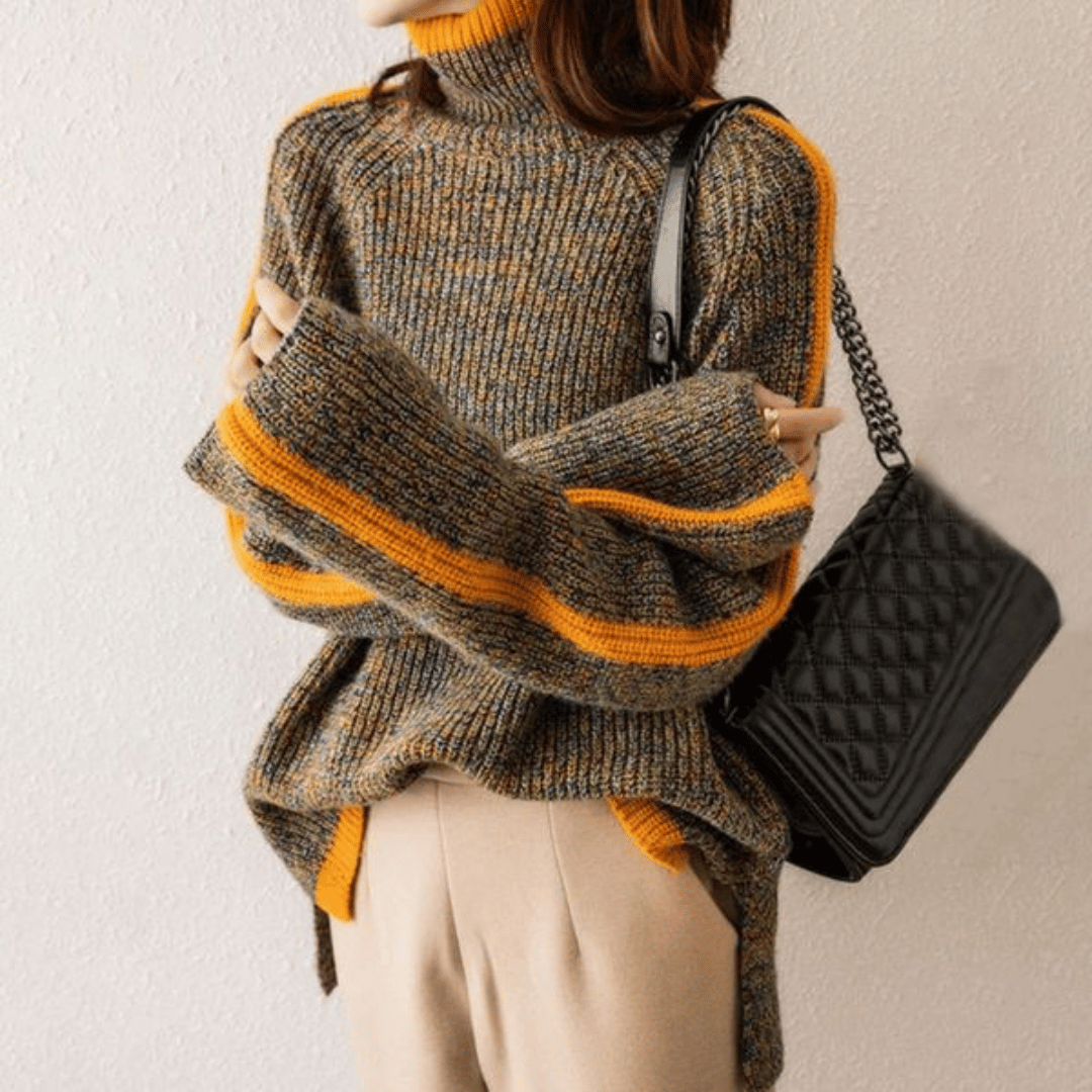 Melange Knit Turtleneck