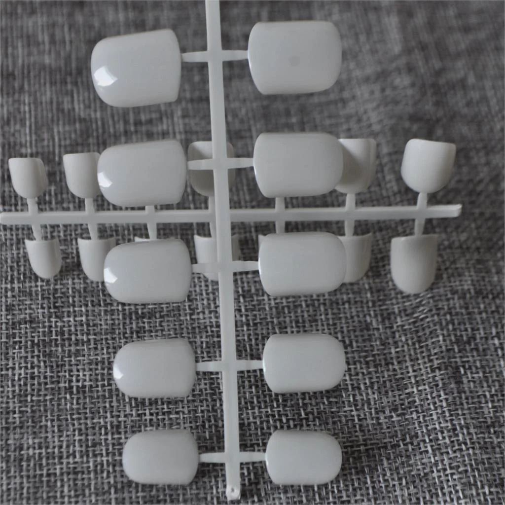 Shine Light Chocolate Color Brown 24 Pcs Sweet Candy Short Purple Red Artificial False Fake Nails Full Wrapped Tips-Nail Inspo