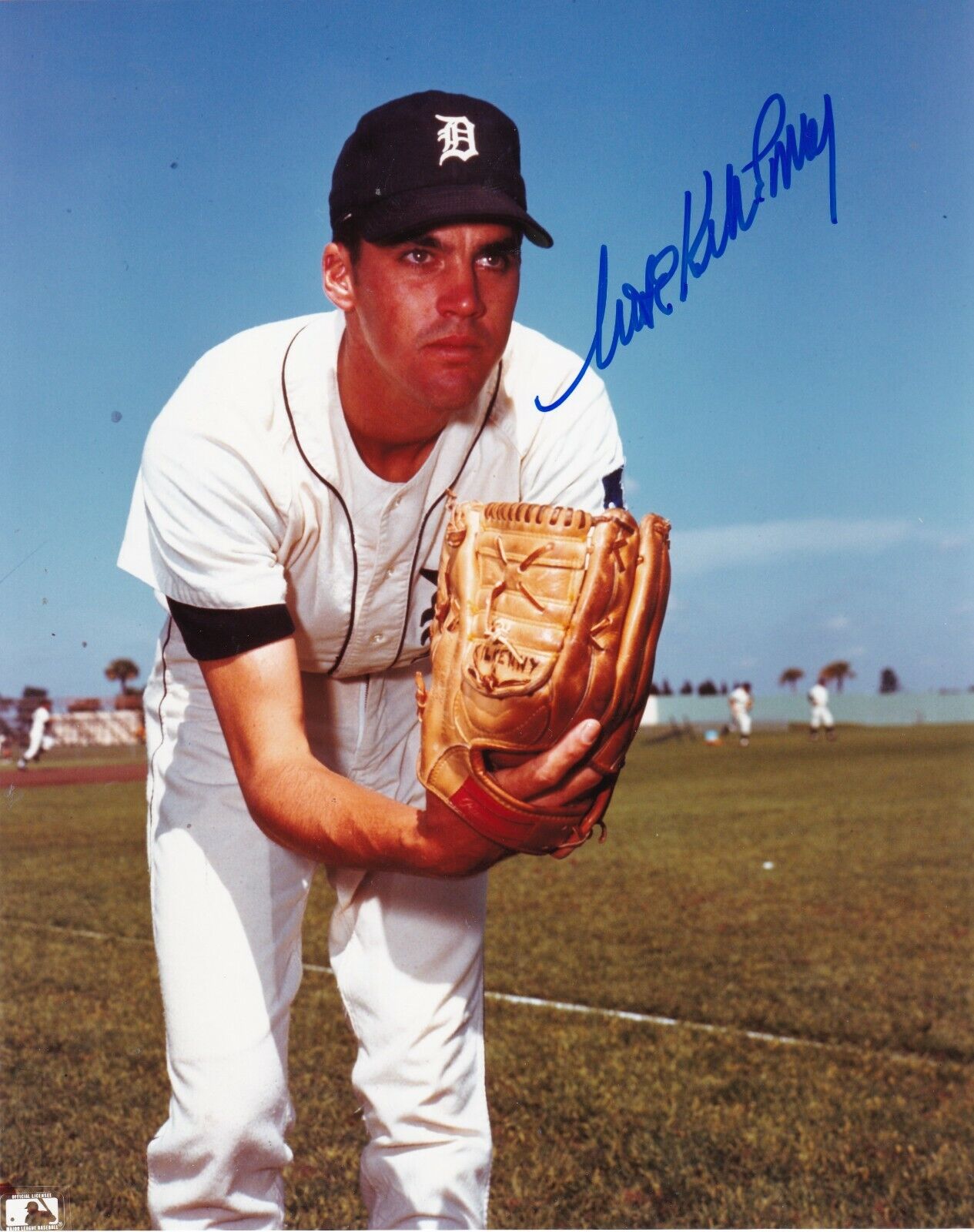 MIKE KILKENNY DETROIT TIGERS ACTION SIGNED 8x10