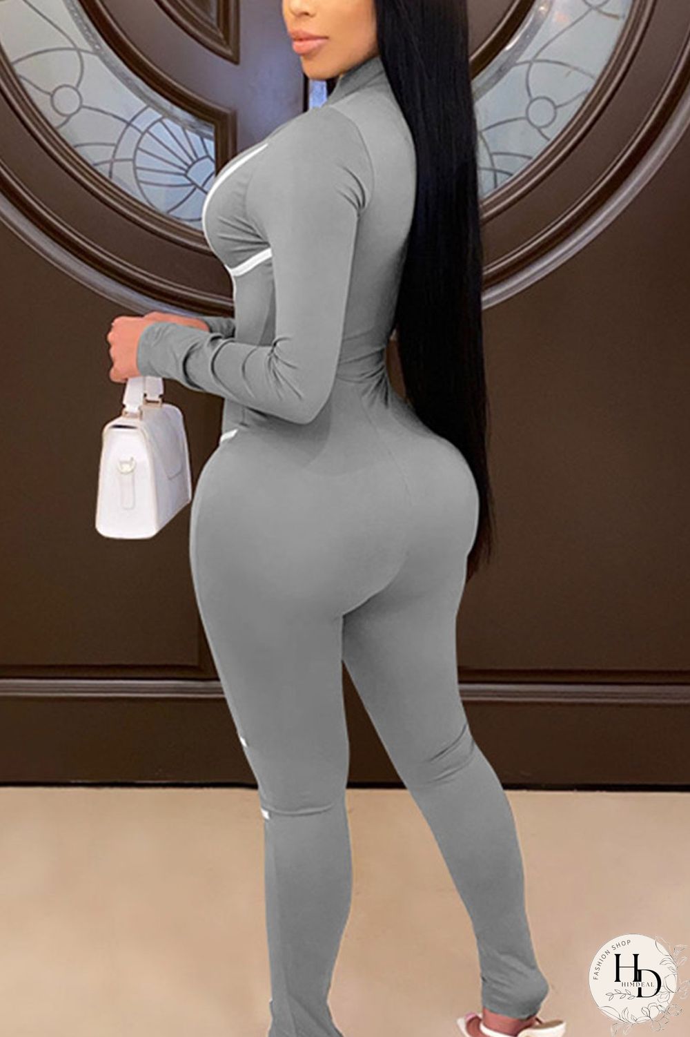 Red Sexy Milk Fiber Solid Split Joint O Neck Skinny Jumpsuits