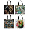 Animal-11CT DIY Stamped Cross Stitch Shopping Bag 40*40cm/15.75*15.75in