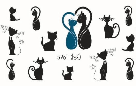 Waterproof Temporary Tattoo Sticker lovely cats cute cat owl tatto sexy flash tatoo fake tattoos for girl women kids