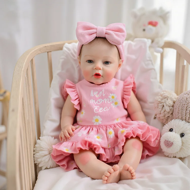 Babeside Ethan 12"/16" Realistic Silicone Quiet Baby Little Infant Girl Best Gift for Kids