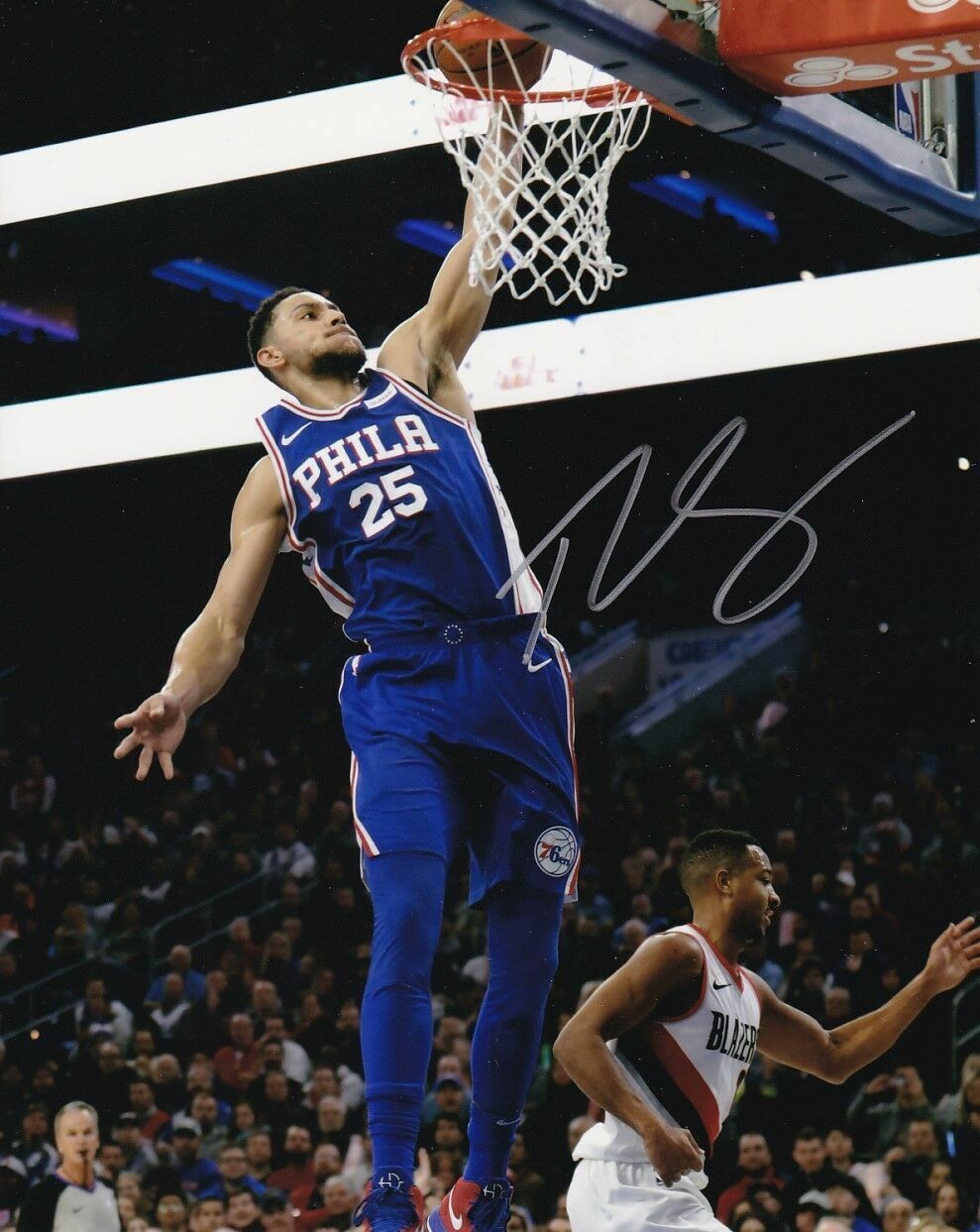 Ben Simmons 8X10 AUTOGRAPHED SIGNED Photo Poster painting ( Philly 76'ers ) REPRINT