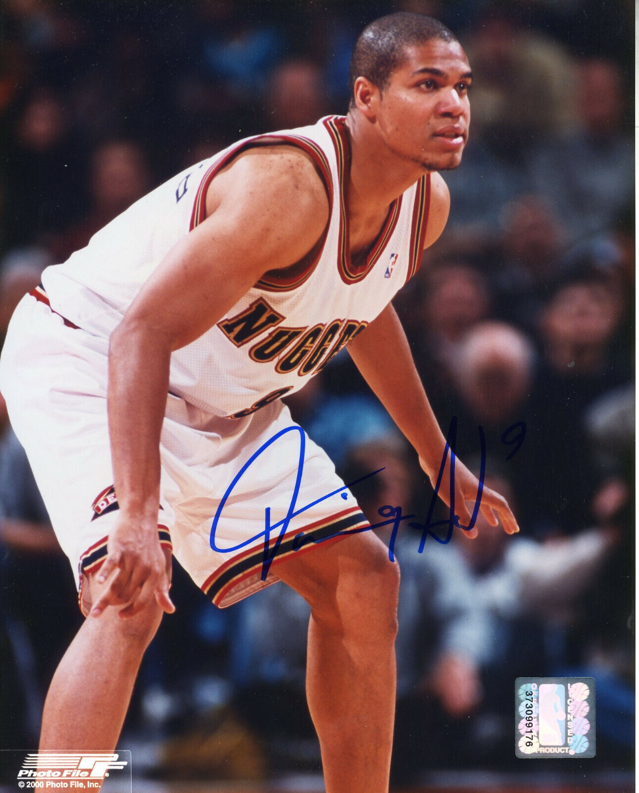 Tariq Abdul-Wahad Autographed 8x10 Denver NuggetsS1200