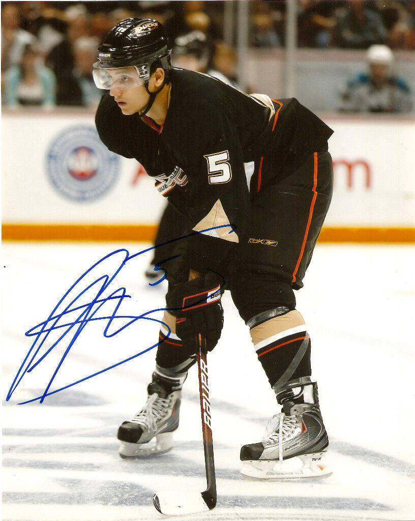 Anaheim Ducks Luca Sbisa Autographed Signed 8x10 Photo Poster painting COA