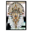 Indian Wolf Special Shaped A5 5D DIY Diamond Art Painting Notebook Kit