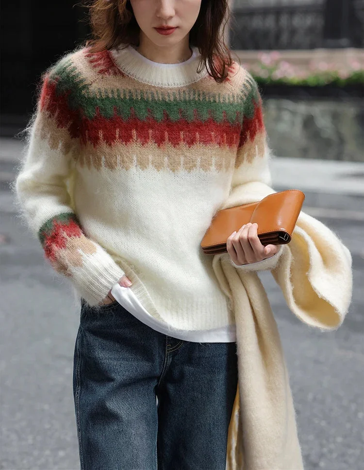 Cozy Patterned Sweater