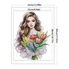 Flower Girl-14CT Stamped Cross Stitch 33*44cm/12.99*17.32in tapestrymarket